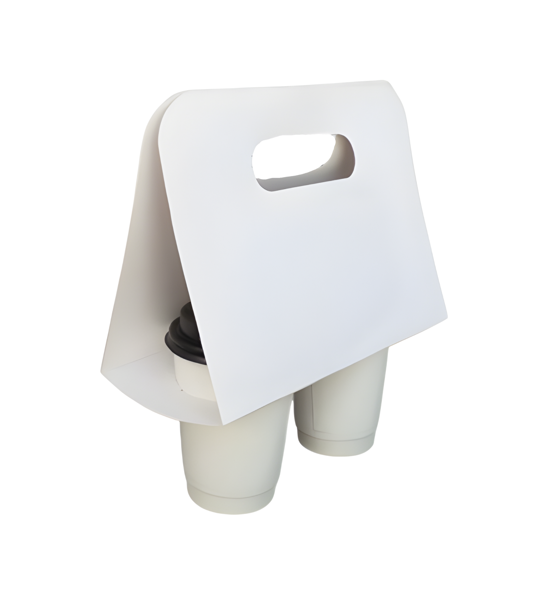 Portavasos bandeja blanco